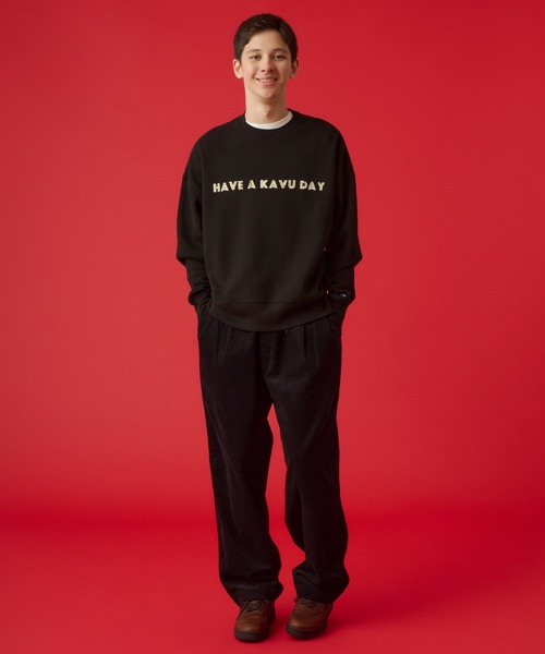 KAVU（カブー）の「KAVU/カブー Phrase Sweat  Have/フレーズスウェットハブ（スウェット・メンズ・ネイビー/ベージュ/アッシュグレー/ブラック・LARGE/MEDIUM）」の10枚目の写真