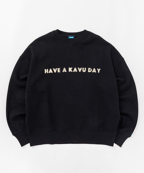 KAVU（カブー）の「KAVU/カブー Phrase Sweat  Have/フレーズスウェットハブ（スウェット・メンズ・ネイビー/ベージュ/アッシュグレー/ブラック・LARGE/MEDIUM）」の15枚目の写真