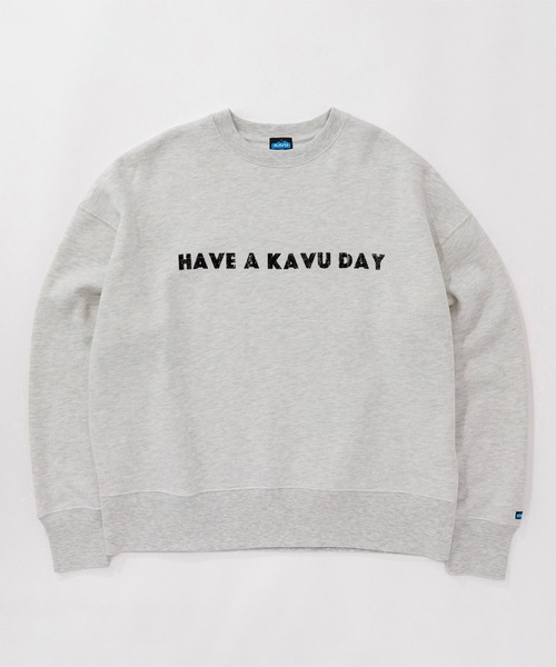 KAVU（カブー）の「KAVU/カブー Phrase Sweat  Have/フレーズスウェットハブ（スウェット・メンズ・ネイビー/ベージュ/アッシュグレー/ブラック・LARGE/MEDIUM）」の18枚目の写真