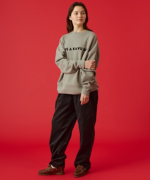 KAVU（カブー）の「KAVU/カブー Phrase Sweat  Have/フレーズスウェットハブ（スウェット・メンズ・ネイビー/ベージュ/アッシュグレー/ブラック・LARGE/MEDIUM）」の21枚目の写真