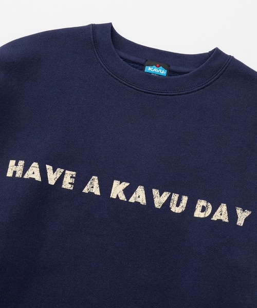 KAVU（カブー）の「KAVU/カブー Phrase Sweat  Have/フレーズスウェットハブ（スウェット・メンズ・ネイビー/ベージュ/アッシュグレー/ブラック・LARGE/MEDIUM）」の22枚目の写真