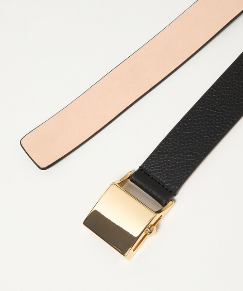 【CONTE別注】<ATELIER AMBOISE>ゴールド バックル ベルト 別注】＜ATELIER AMBOISE for conte＞WILLER ゴールドカラー