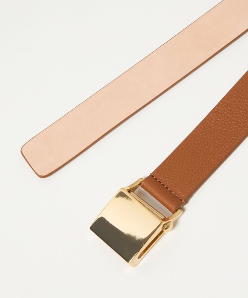 【CONTE別注】<ATELIER AMBOISE>ゴールド バックル ベルト UNITED ARROWS｜【別注】<ATELIER AMBOISE for conte>WILLER