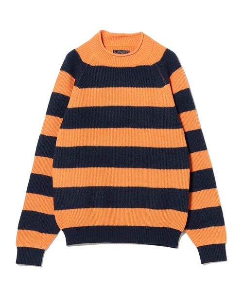 セール】リブ ボーダー ハイネック ニット（ニット/セーター）｜BEAMS