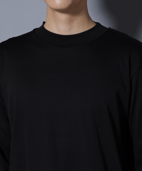 セール】「FORMAL JERSEY」モックネックカットソー長袖（Tシャツ