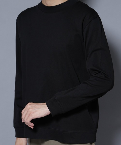 セール】「FORMAL JERSEY」モックネックカットソー長袖（Tシャツ