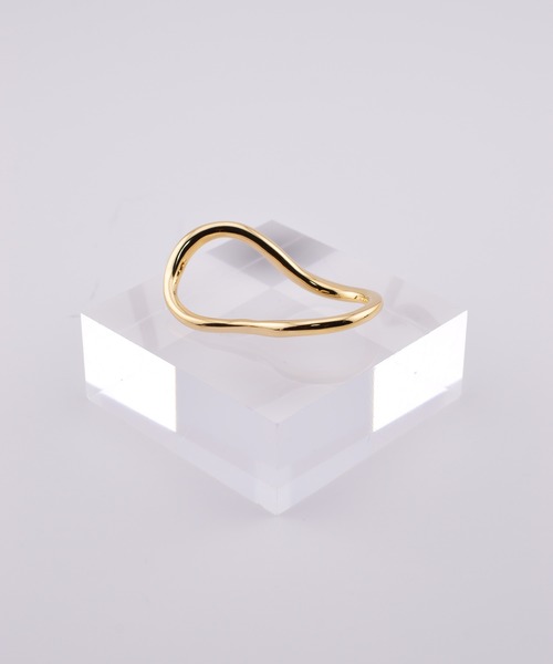 BROTHERHOOD(ブラザーフッド)の「【earyear】Wavy Mirage Double Finger Ring(リング・レディース・ゴールド・FREE)」の3枚目の写真