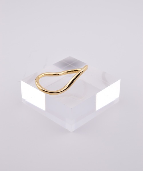 BROTHERHOOD(ブラザーフッド)の「【earyear】Wavy Mirage Double Finger Ring(リング・レディース・ゴールド・FREE)」の5枚目の写真