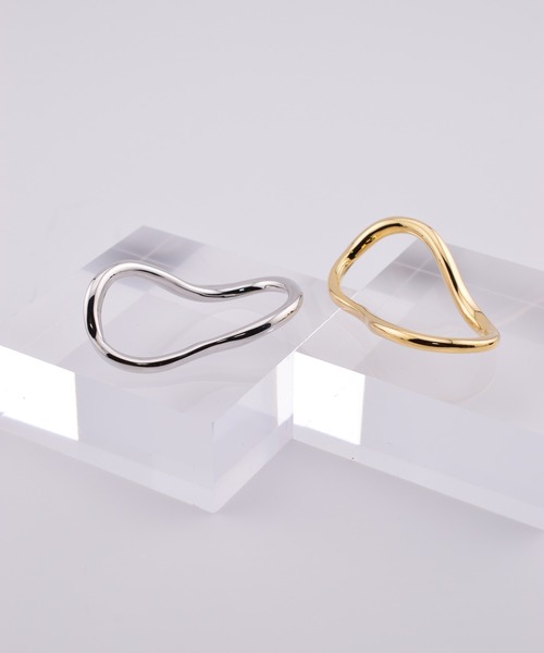 BROTHERHOOD(ブラザーフッド)の「【earyear】Wavy Mirage Double Finger Ring(リング・レディース・ゴールド・FREE)」の18枚目の写真