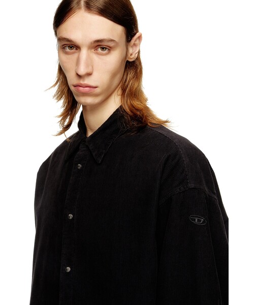 DIESEL（ディーゼル）の「メンズ 長袖シャツ S-GY-PADD-HGBK（シャツ/ブラウス・メンズ・ブラック・44/48/50/52/54/46）」の3枚目の写真