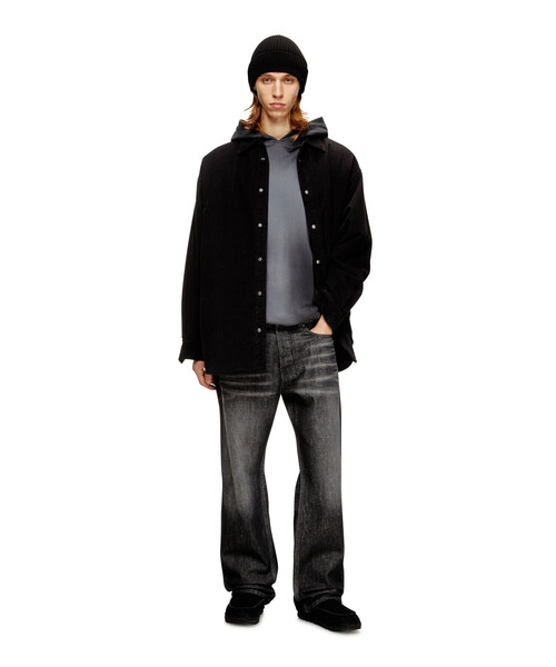 DIESEL（ディーゼル）の「メンズ 長袖シャツ S-GY-PADD-HGBK（シャツ/ブラウス・メンズ・ブラック・44/48/50/52/54/46）」の4枚目の写真