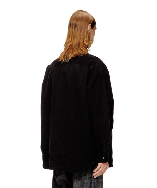 DIESEL（ディーゼル）の「メンズ 長袖シャツ S-GY-PADD-HGBK（シャツ/ブラウス・メンズ・ブラック・44/48/50/52/54/46）」の2枚目の写真