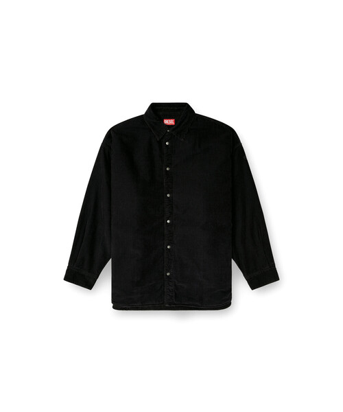 DIESEL（ディーゼル）の「メンズ 長袖シャツ S-GY-PADD-HGBK（シャツ/ブラウス・メンズ・ブラック・44/48/50/52/54/46）」の5枚目の写真