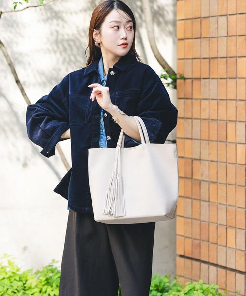 タッセル軽量2WAYシンプルトートバッグ（トートバッグ）｜RODE SKO