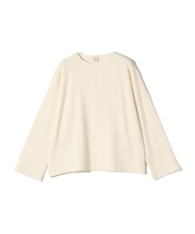 gicipi | gicipi:クルーネック リラックス フィット ミラノ リブ カットソー（SPINACIO）(Tシャツ/カットソー)