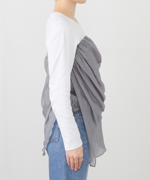 Noble（ノーブル）の「THE GARMENT/ザ ガーメント Gilian Bustier（その他トップス・レディース・チャコールグレー・SMALL）」の12枚目の写真