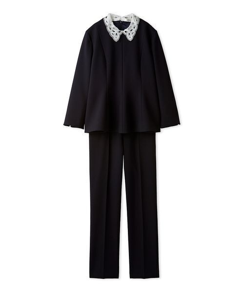 セール】【セットアイテム】2wayレースカラーペプラムSET UP