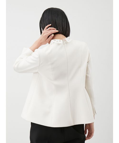 Mila Owen（ミラオーウェン）の「【セットアイテム】2wayレースカラーペプラムSET UP（ワンピース・レディース・マルチ/ネイビー/ブラック・1/0）」の8枚目の写真