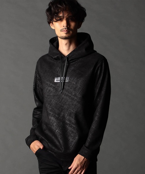 ブラッシュドクロス プルオーバーパーカー（パーカー）｜NICOLE CLUB