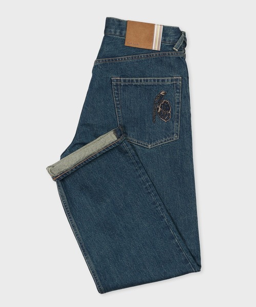 Paul Smith（ポールスミス）の「"Little Beasts" エンブロイダード ジーンズ / 253119 842YE（デニムパンツ・メンズ・ダークブルー・X-LARGE/LARGE/MEDIUM）」の3枚目の写真