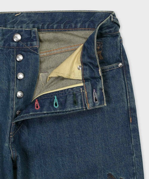 Paul Smith（ポールスミス）の「"Little Beasts" エンブロイダード ジーンズ / 253119 842YE（デニムパンツ・メンズ・ダークブルー・X-LARGE/LARGE/MEDIUM）」の6枚目の写真
