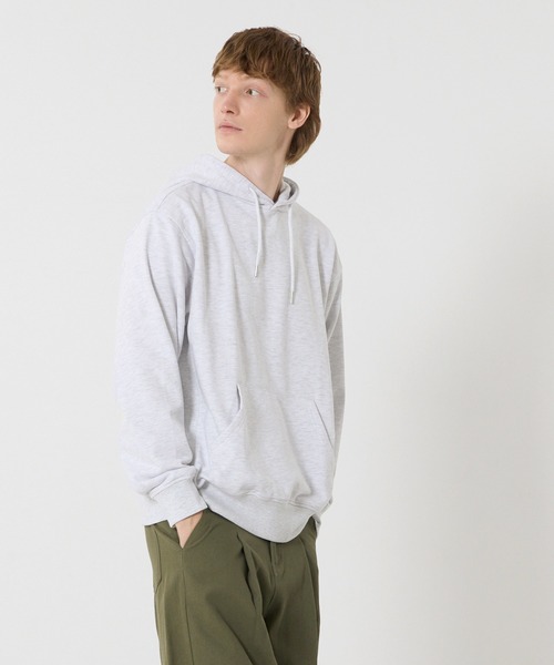 coca(coca)(コカ)の「裏毛プルパーカー(パーカー・メンズ・ブラック/ライトグレー・XL/M/L)」の4枚目の写真