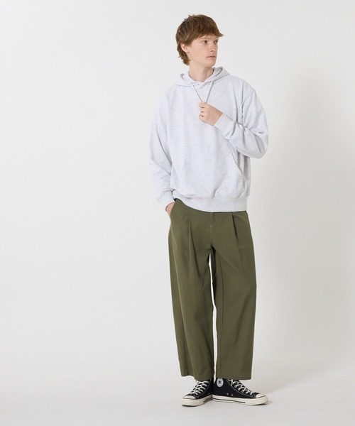 coca(coca)(コカ)の「裏毛プルパーカー(パーカー・メンズ・ブラック/ライトグレー・XL/M/L)」の6枚目の写真