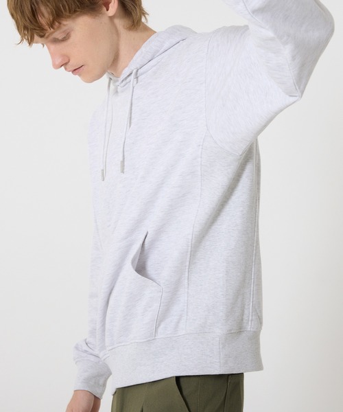 coca(coca)(コカ)の「裏毛プルパーカー(パーカー・メンズ・ブラック/ライトグレー・XL/M/L)」の8枚目の写真