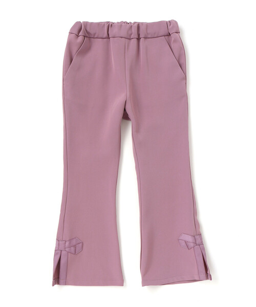 BeBe（ベベ）の「リボンスリットダブルクロスロングパンツ（その他パンツ・キッズ・ブラック/パープル・140cm/110cm/130cm/150cm/120cm）」の12枚目の写真