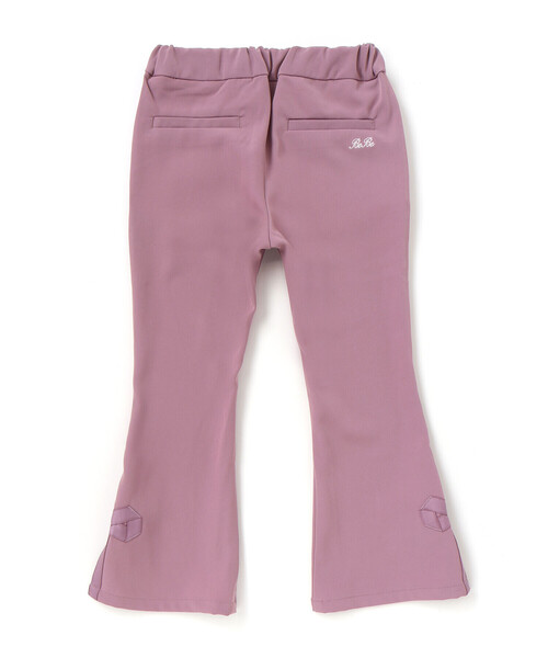BeBe（ベベ）の「リボンスリットダブルクロスロングパンツ（その他パンツ・キッズ・ブラック/パープル・140cm/110cm/130cm/150cm/120cm）」の14枚目の写真