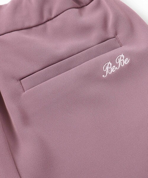 BeBe（ベベ）の「リボンスリットダブルクロスロングパンツ（その他パンツ・キッズ・ブラック/パープル・140cm/110cm/130cm/150cm/120cm）」の6枚目の写真