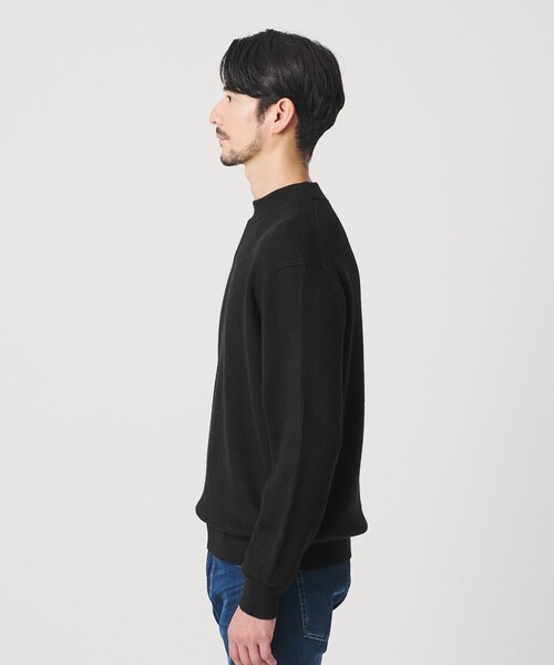 BEAUTY&YOUTH UNITED ARROWS（ビューティーアンドユースユナイテッドアローズ）の「【WEB限定 WARDROBE SMART】マシーンウォッシャブル ウールミックス アゼ モックネック（ニット/セーター・メンズ・ダークブラウン/ブラック/ナチュラル・S/M/L/XL）」の22枚目の写真