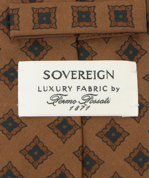 SOVEREIGN（ソブリン）の「＜SOVEREIGN＞コモン プリント ネクタイ（ネクタイ・メンズ・ブラウン系/ワイン・FREE）」の8枚目の写真
