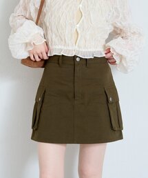 Kastane（カスタネ）の「ポケットツイルミニスカート（スカート）」