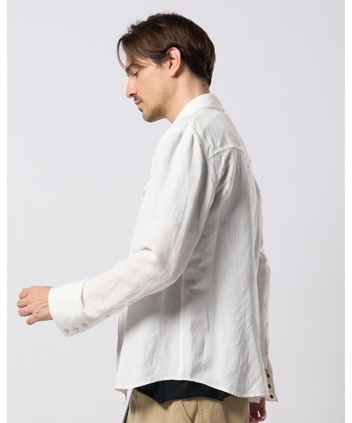 wjk（ダヴルジェイケイ）の「western shirt（シャツ/ブラウス・メンズ・ホワイト/ブラック/ブルー・SMALL/MEDIUM/LARGE/X-LARGE）」の5枚目の写真