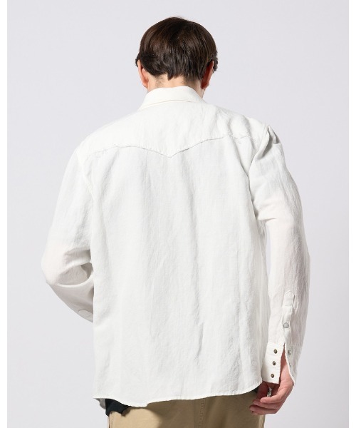 wjk（ダヴルジェイケイ）の「western shirt（シャツ/ブラウス・メンズ・ホワイト/ブラック/ブルー・SMALL/MEDIUM/LARGE/X-LARGE）」の6枚目の写真