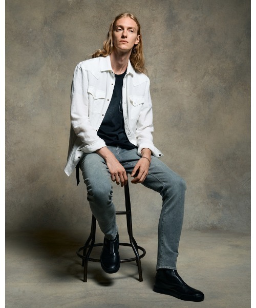 wjk（ダヴルジェイケイ）の「western shirt（シャツ/ブラウス・メンズ・ホワイト/ブラック/ブルー・SMALL/MEDIUM/LARGE/X-LARGE）」の13枚目の写真