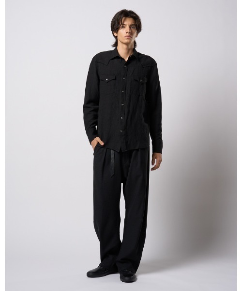 wjk（ダヴルジェイケイ）の「western shirt（シャツ/ブラウス・メンズ・ホワイト/ブラック/ブルー・SMALL/MEDIUM/LARGE/X-LARGE）」の14枚目の写真