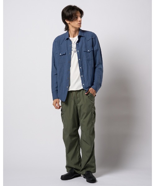 wjk（ダヴルジェイケイ）の「western shirt（シャツ/ブラウス・メンズ・ホワイト/ブラック/ブルー・SMALL/MEDIUM/LARGE/X-LARGE）」の17枚目の写真