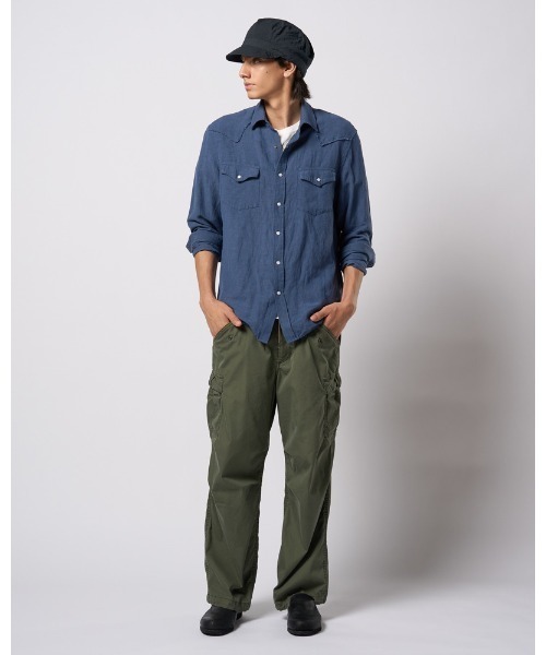 wjk（ダヴルジェイケイ）の「western shirt（シャツ/ブラウス・メンズ・ホワイト/ブラック/ブルー・SMALL/MEDIUM/LARGE/X-LARGE）」の18枚目の写真