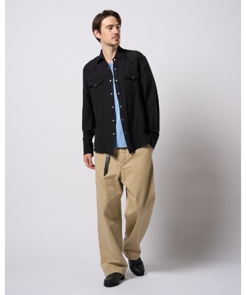 wjk（ダヴルジェイケイ）の「western shirt（シャツ/ブラウス・メンズ・ホワイト/ブラック/ブルー・SMALL/MEDIUM/LARGE/X-LARGE）」の21枚目の写真