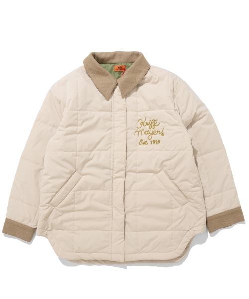 KRIFF MAYER Lady's Collection(クリフメイヤーレディースコレクション)の「キルト中綿ジャケット(ダウンジャケット/コート・レディース・ナチュラル/カーキ・MEDIUM/LARGE)」の6枚目の写真