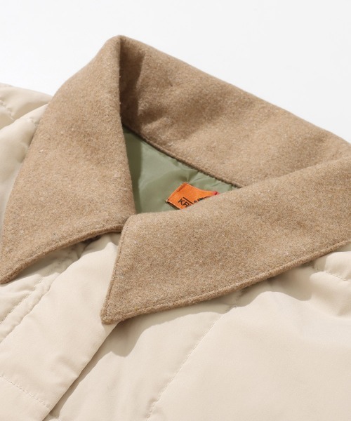 KRIFF MAYER Lady's Collection(クリフメイヤーレディースコレクション)の「キルト中綿ジャケット(ダウンジャケット/コート・レディース・ナチュラル/カーキ・MEDIUM/LARGE)」の9枚目の写真