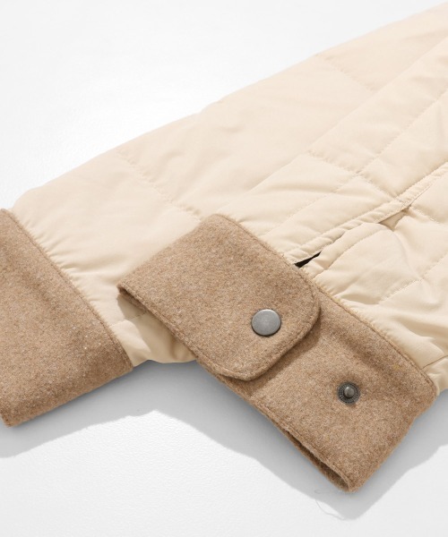 KRIFF MAYER Lady's Collection(クリフメイヤーレディースコレクション)の「キルト中綿ジャケット(ダウンジャケット/コート・レディース・ナチュラル/カーキ・MEDIUM/LARGE)」の10枚目の写真
