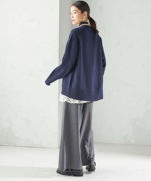 セール】〈手洗い可能〉ウール カシミヤ ハイネック プルオーバー