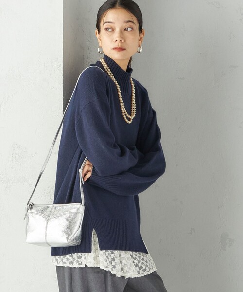 セール】〈手洗い可能〉ウール カシミヤ ハイネック プルオーバー