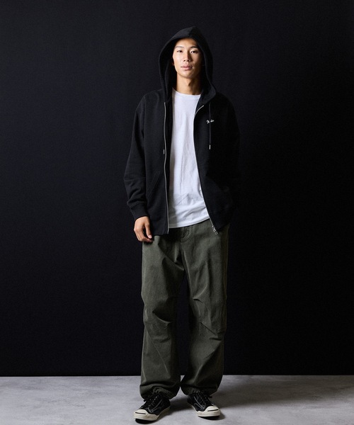 FIRM COTTON FULL ZIP SWEAT HOODIE / ファーム コットン ワン
