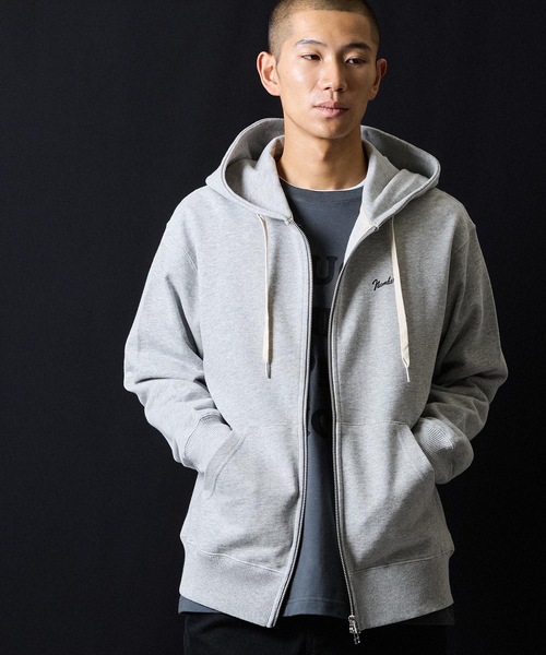 FIRM COTTON LIGHT SHORT PILE FULL ZIP SWEAT HOODIE / ファーム