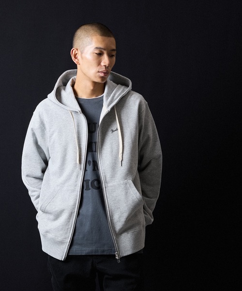 FIRM COTTON LIGHT SHORT PILE FULL ZIP SWEAT HOODIE / ファーム
