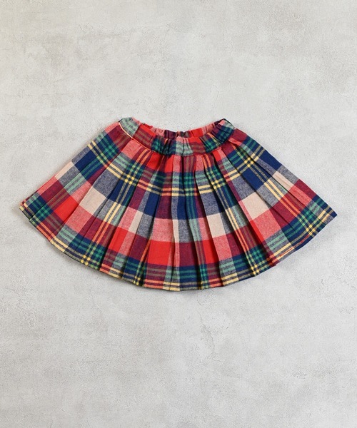 MARKEY'S（マーキーズ）の「チェックプリーツスカート（スカート・キッズ・イエロー系その他/グリーン系その他/レッド系その他・S/M/L/LL）」の11枚目の写真